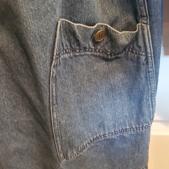 Vintage Eddie Bauer denim chore coat barn jacket large - Picture 3 of 7